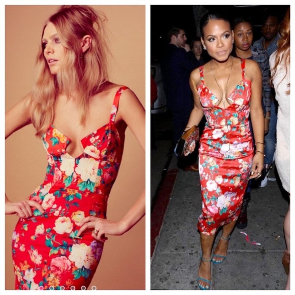 Free People Vintage Dylan AGAIN Dress Floral NWT